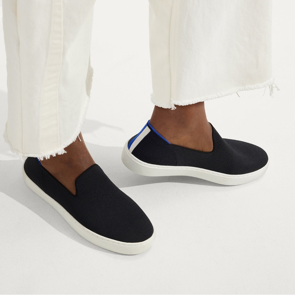 Rothy's The Original Slip-On Sneaker in Black